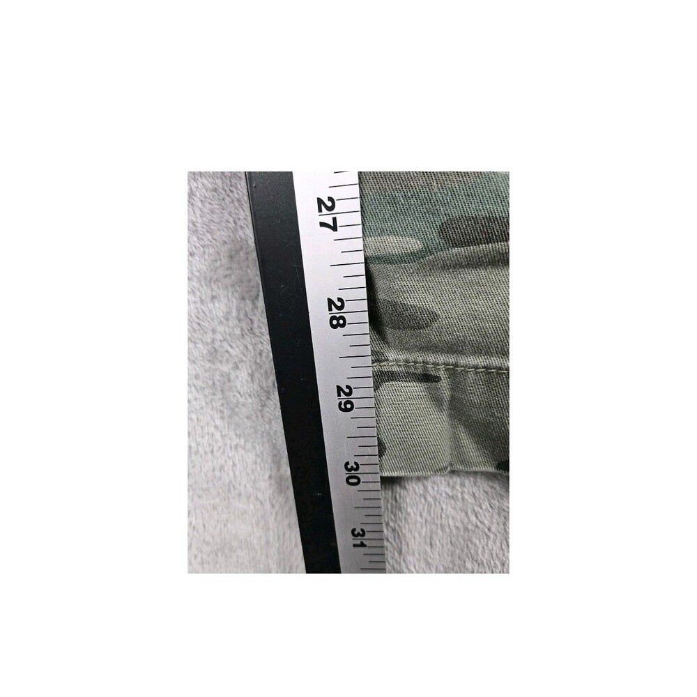 Cargo Pants Womens 0 Green Camo Utility Straight Leg Stretch Universal Threads - Picture 5 of 16